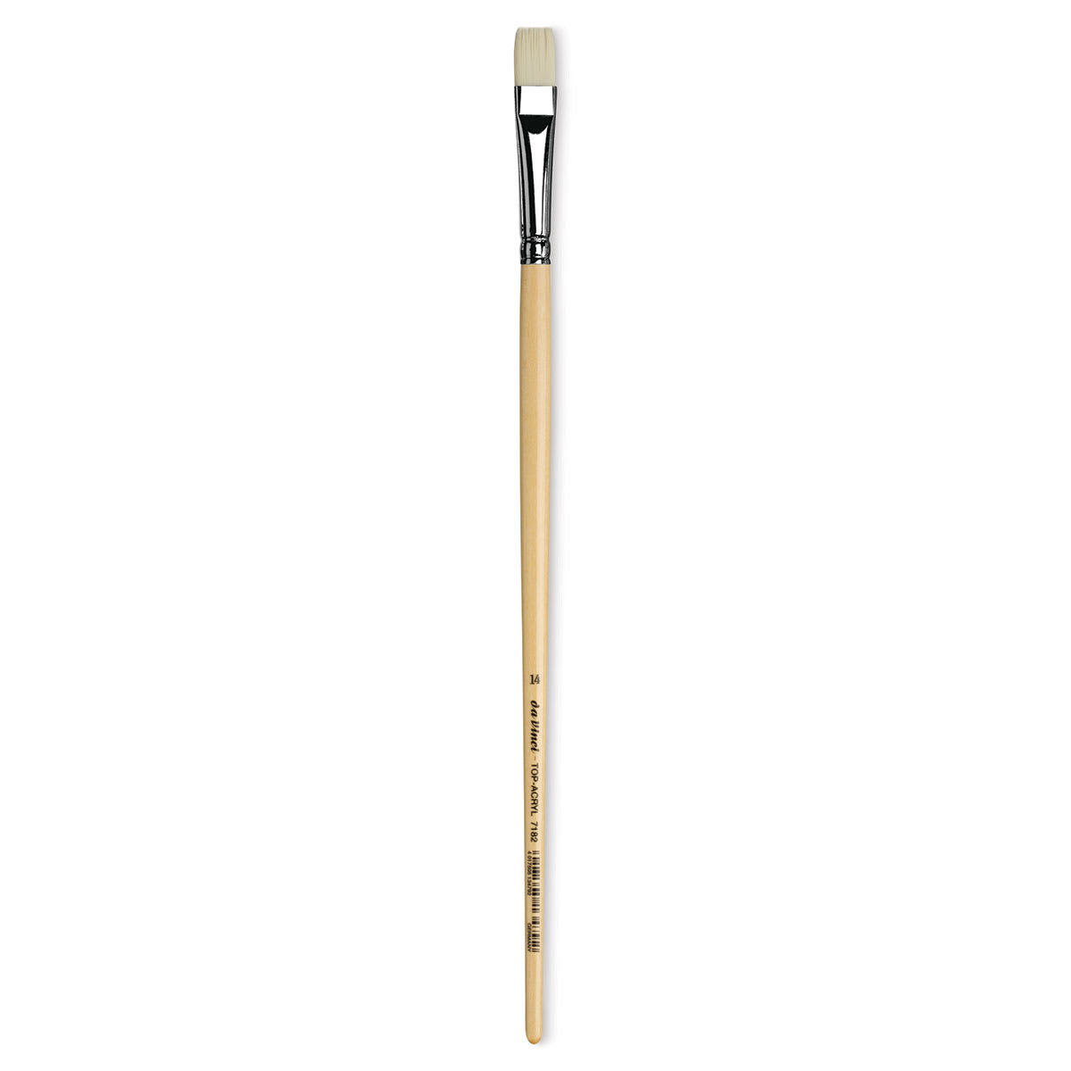 Da Vinci Top Acryl Synthetic Brush - Bright, Long Handle, Size 14