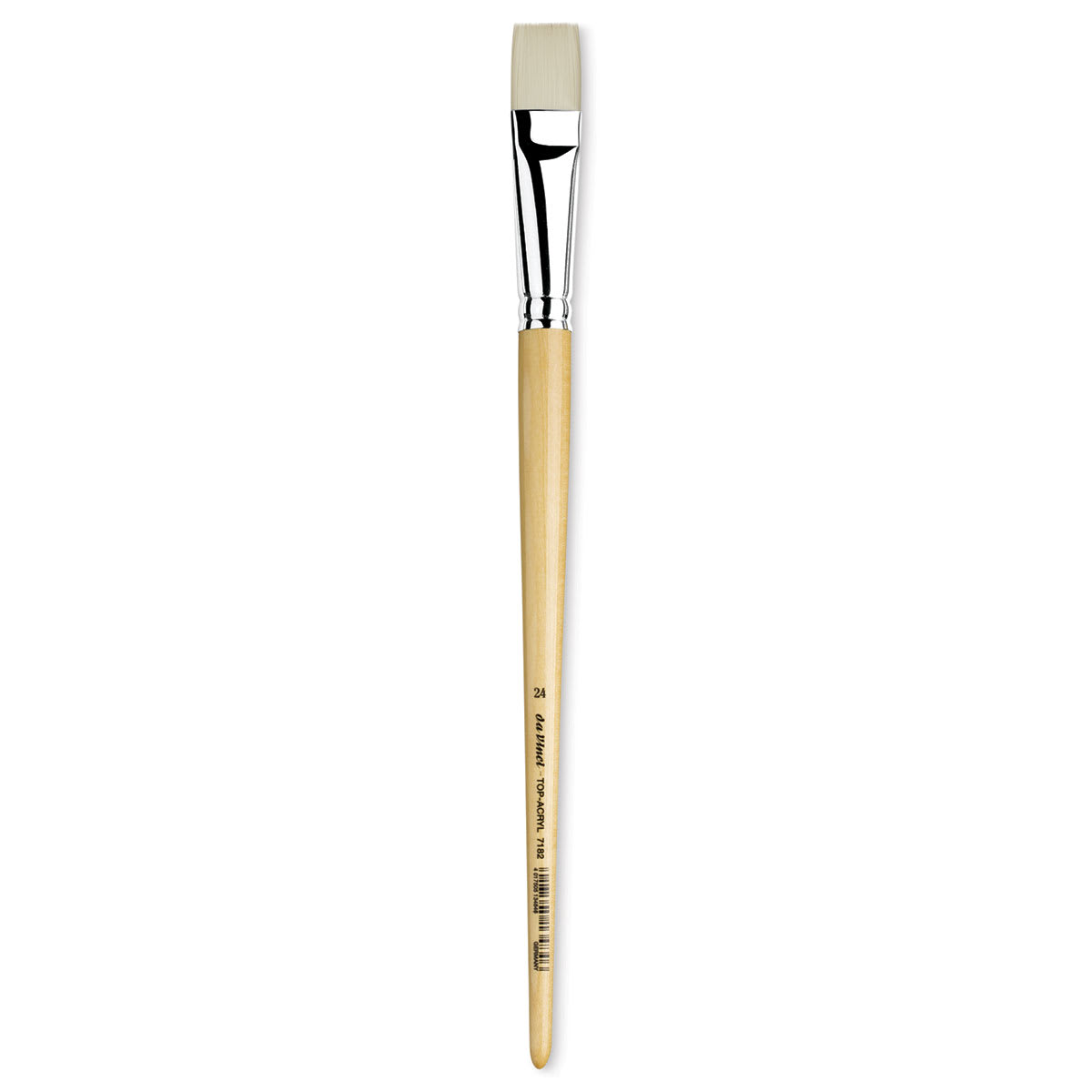 Da Vinci Top Acryl Synthetic Brush - Bright, Long Handle, Size 24