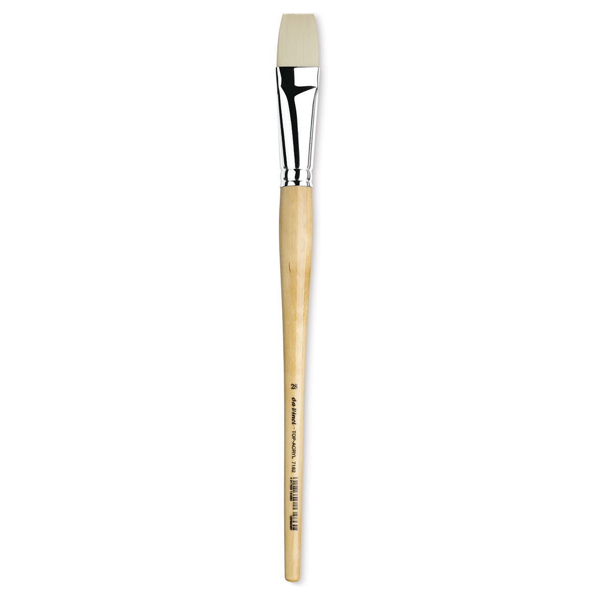 Da Vinci Top Acryl Synthetic Brush - Bright, Long Handle, Size 28
