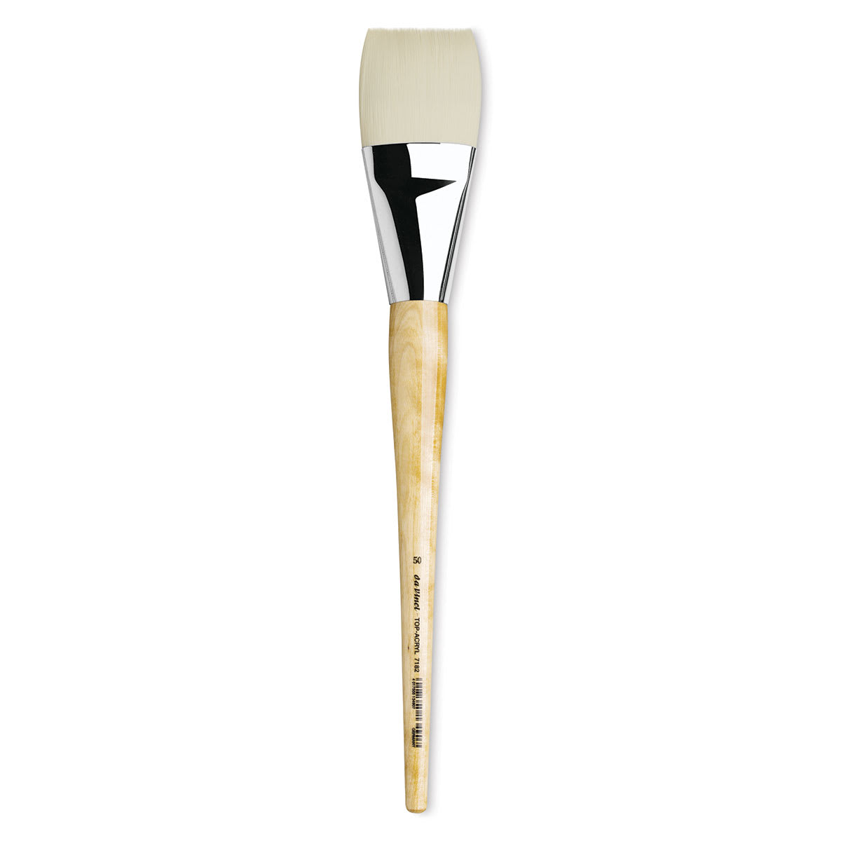 Da Vinci Top Acryl Synthetic Brush - Bright, Long Handle, Size 50