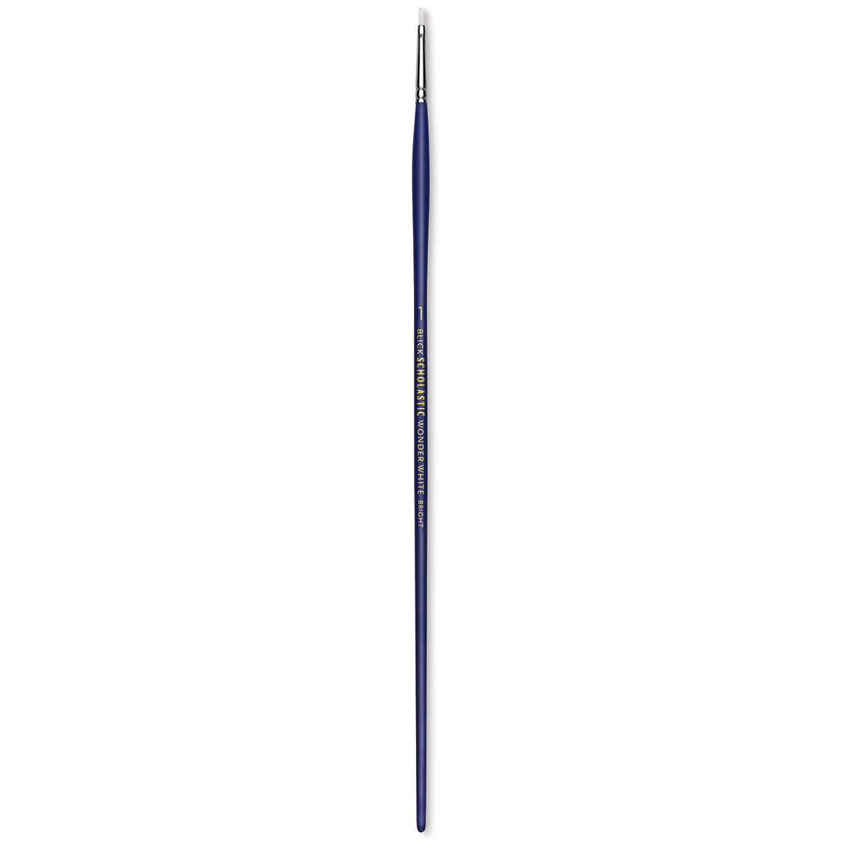 Blick Scholastic Wonder White Brush - Bright, Long Handle, Size 1