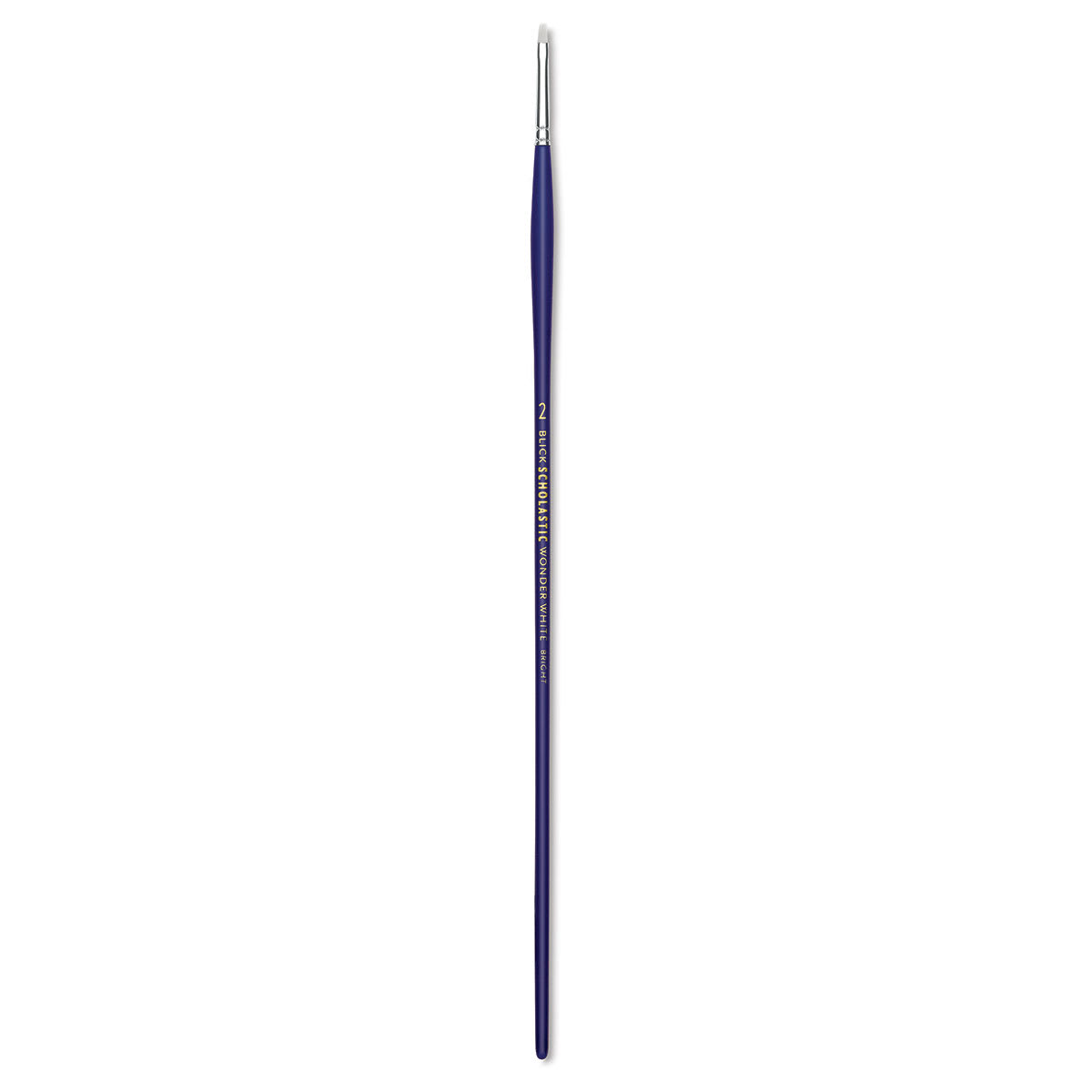 Blick Scholastic Wonder White Brush - Bright, Long Handle, Size 2