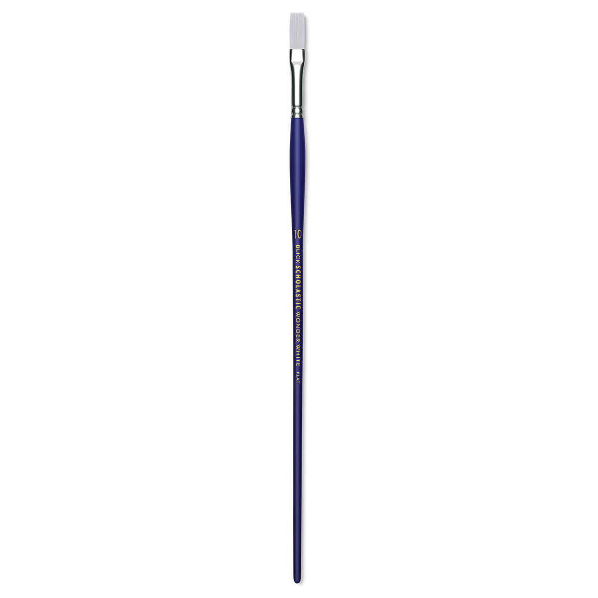 Blick Scholastic Wonder White Brush - Flat, Long Handle, Size 10