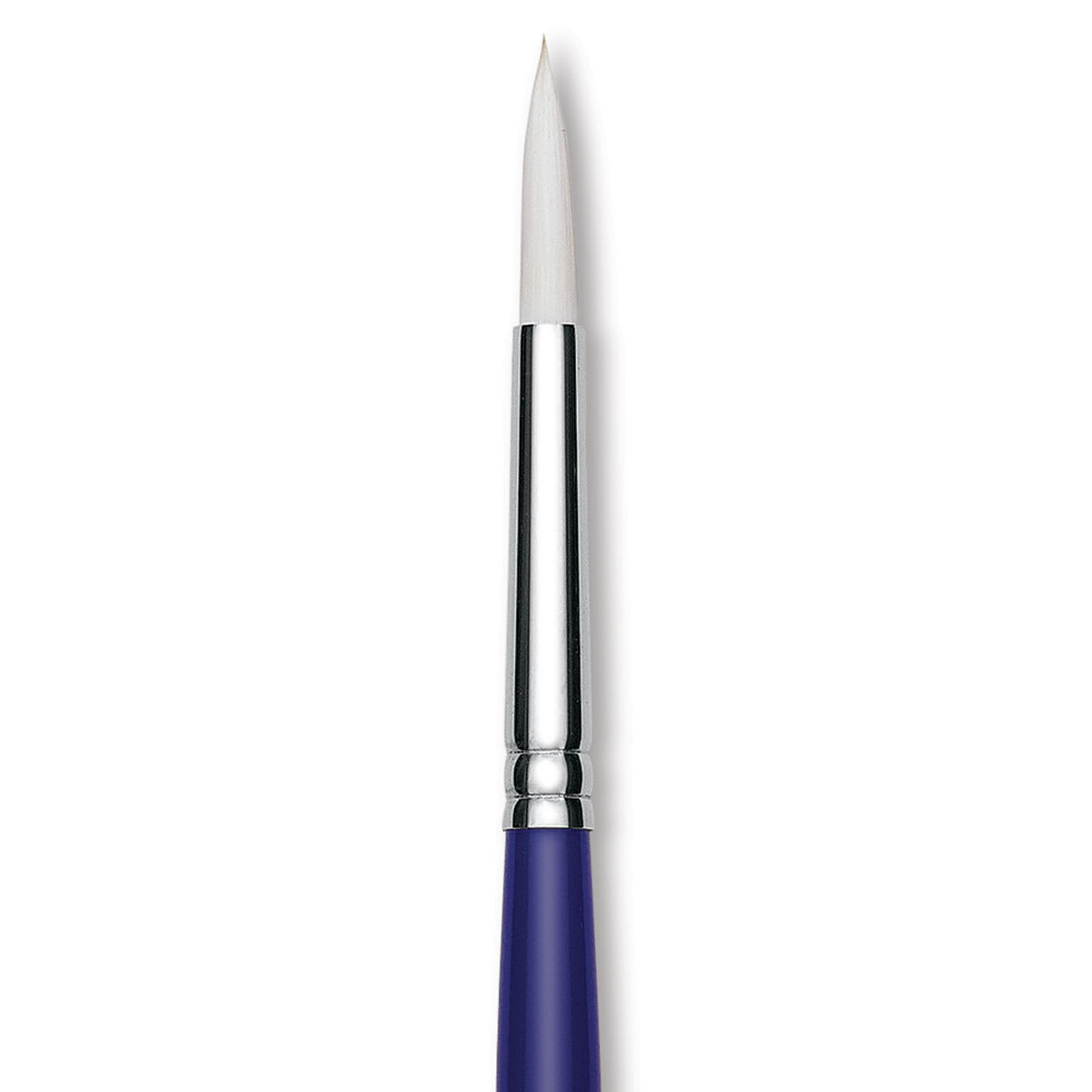 Blick Scholastic Wonder White Brush - Round, Long Handle, Size 8 close up