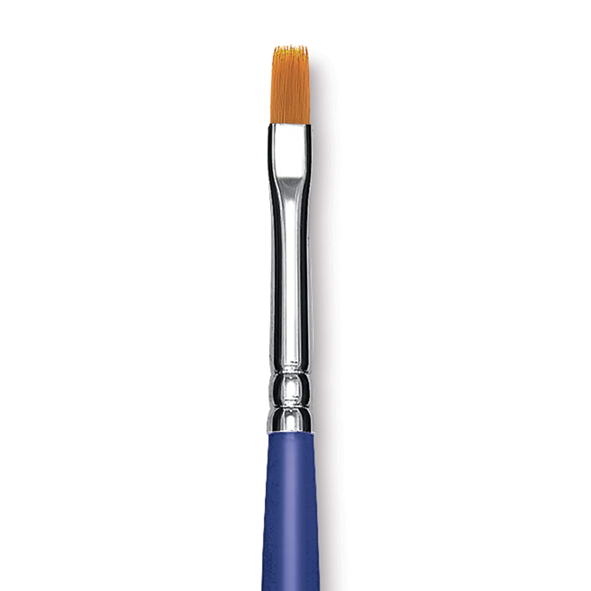 Blick Scholastic Golden Taklon Brush - Bright, Long Handle, Size 4