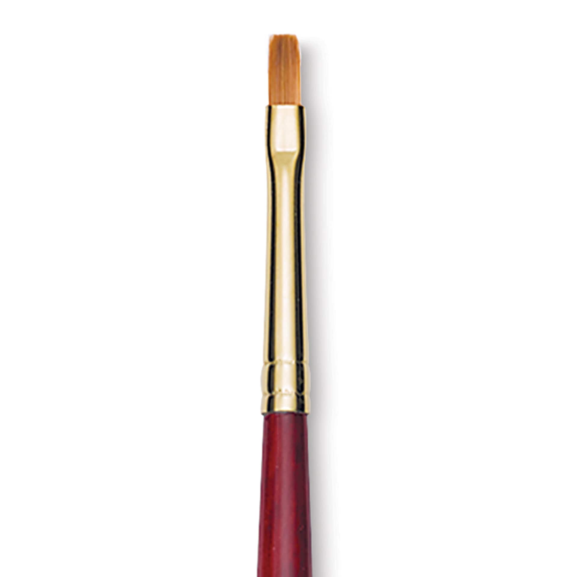 Princeton Synthetic Sable Brush - Bright, Long Handle, Size 2