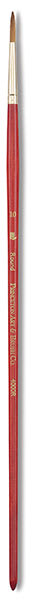 Heritage Series 4000 Synthetic Brushes - Single Round Brush shown upright