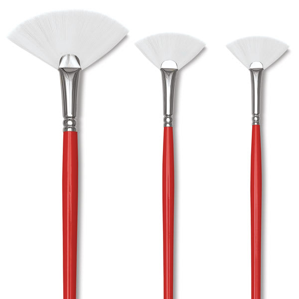 Winsor & Newton University Brushes - Fan, Long Handle Winsor & Newton University Brushes - Fan, Long Handle