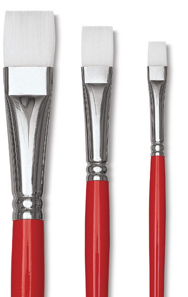 Winsor & Newton University Brushes - Bright, Long Handle Winsor & Newton University Brushes - Bright, Long Handle