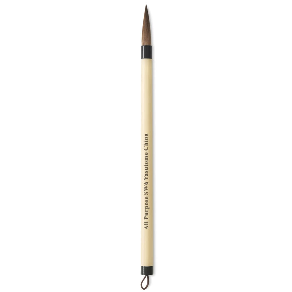 Yasutomo Bamboo Sumi Brush Size 6