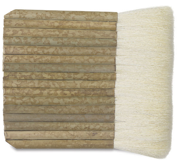 Yasutomo Hake Brush - 5 1/2" Hake Brush shown horizontally