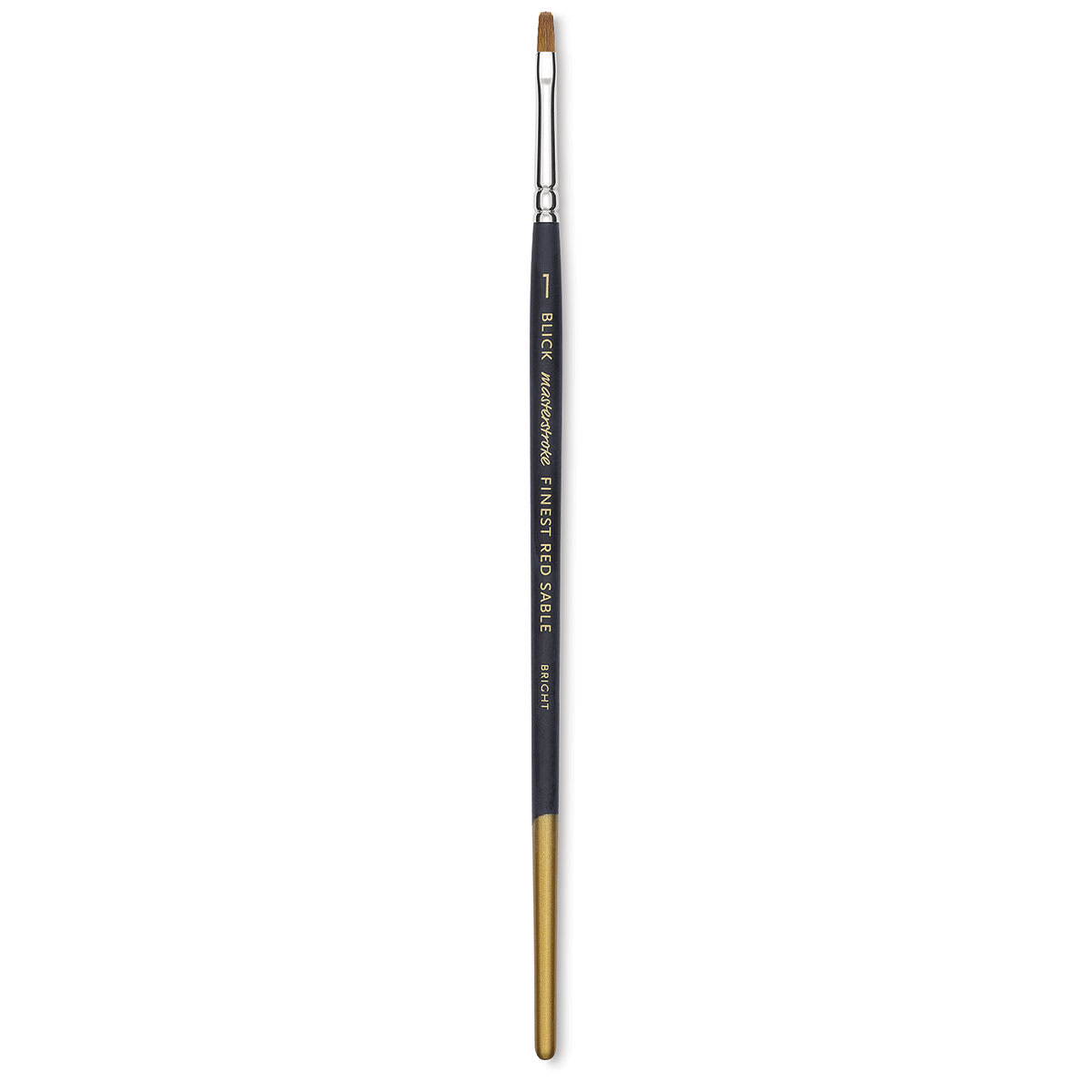 Blick Masterstroke Finest Red Sable Brush - Bright, Size 1, Short Handle