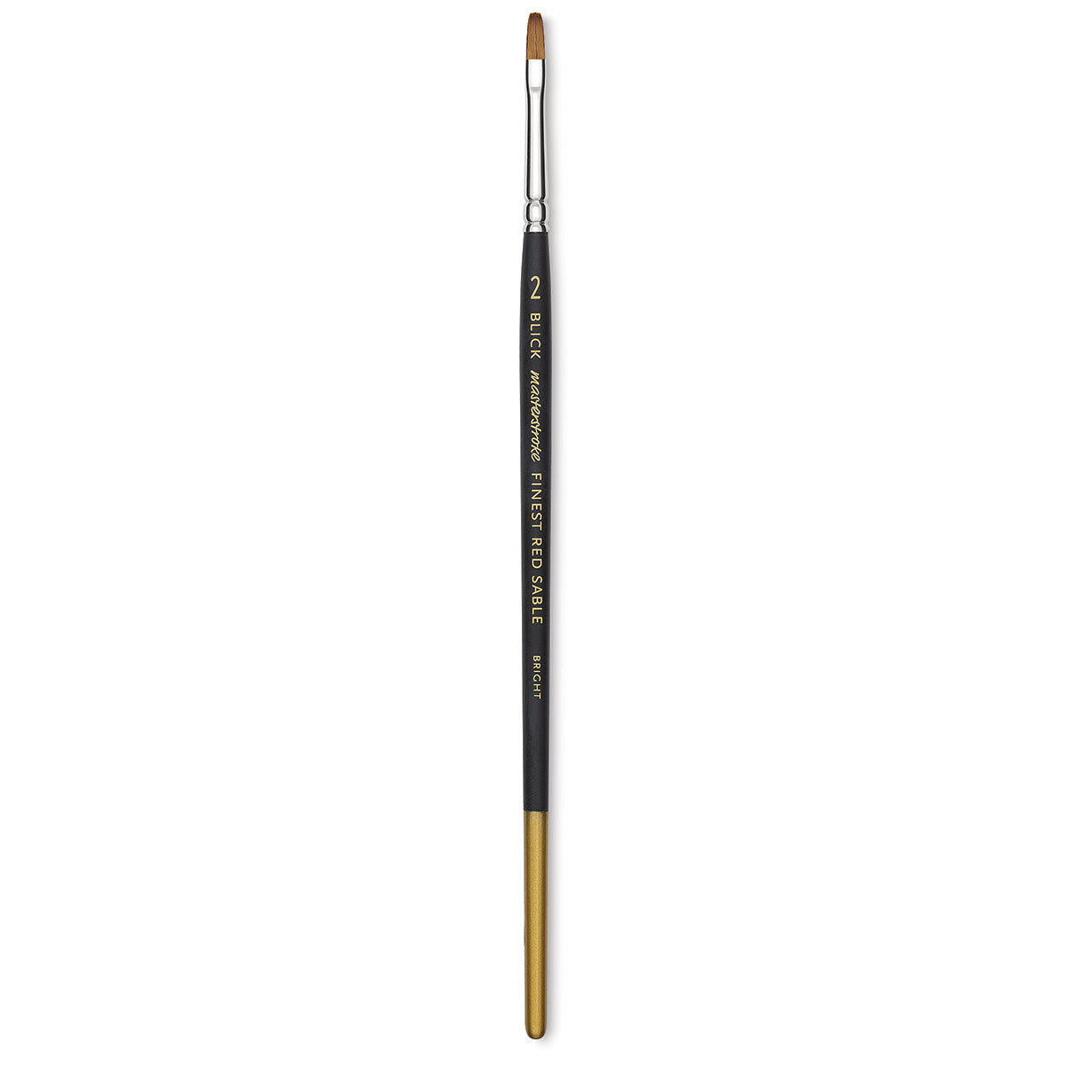 Blick Masterstroke Finest Red Sable Brush - Bright, Size 2, Short Handle