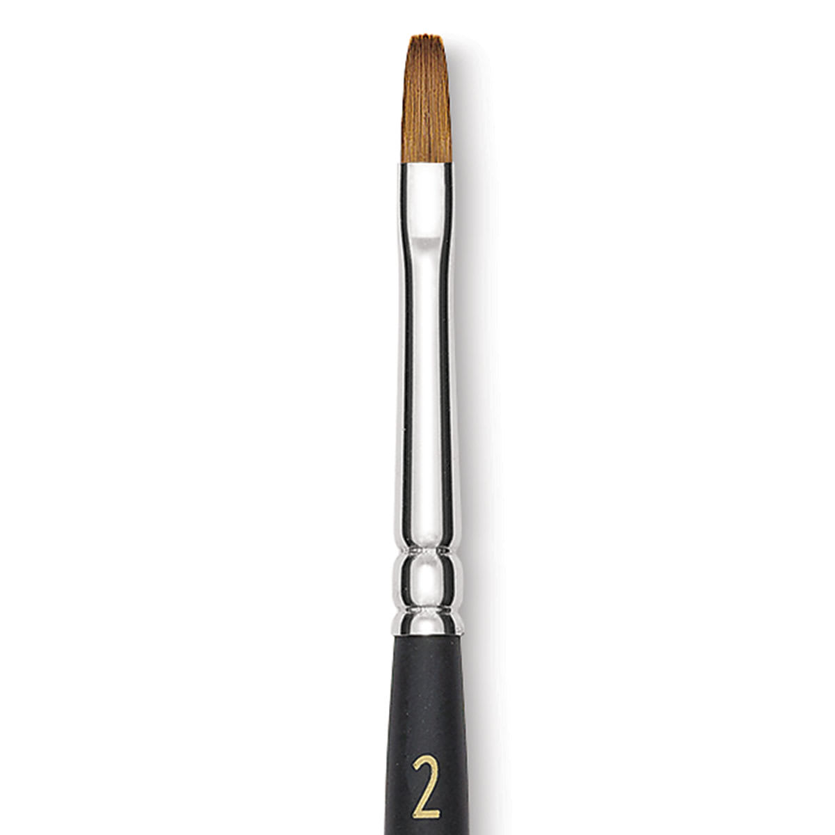Blick Masterstroke Finest Red Sable Brush - Bright, Size 2, Short Handle close-up