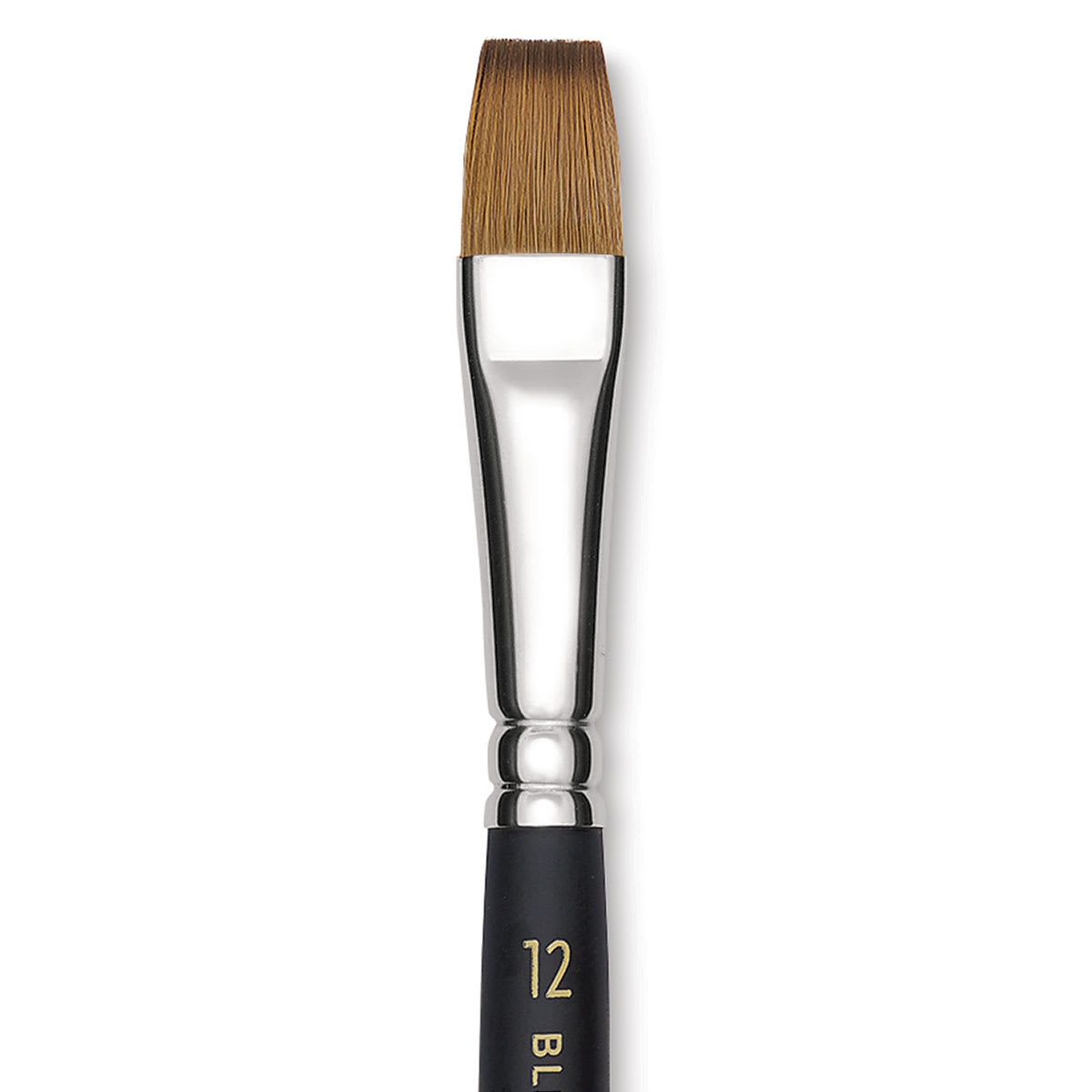 Blick Masterstroke Finest Red Sable Brush - Bright, Size 12, Short Handle close-up