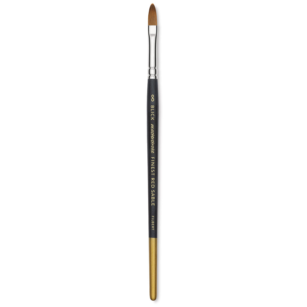 Blick Masterstroke Finest Red Sable Brush - Filbert, Size 8, Short Handle
