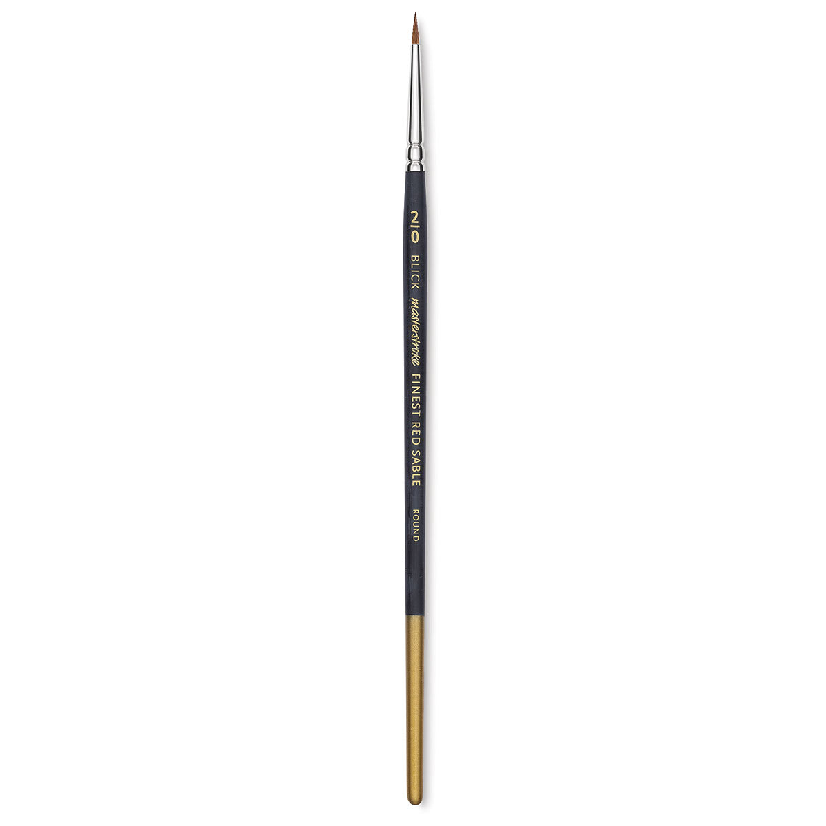 Blick Masterstroke Finest Red Sable Brush - Round, Size 2/0, Short Handle