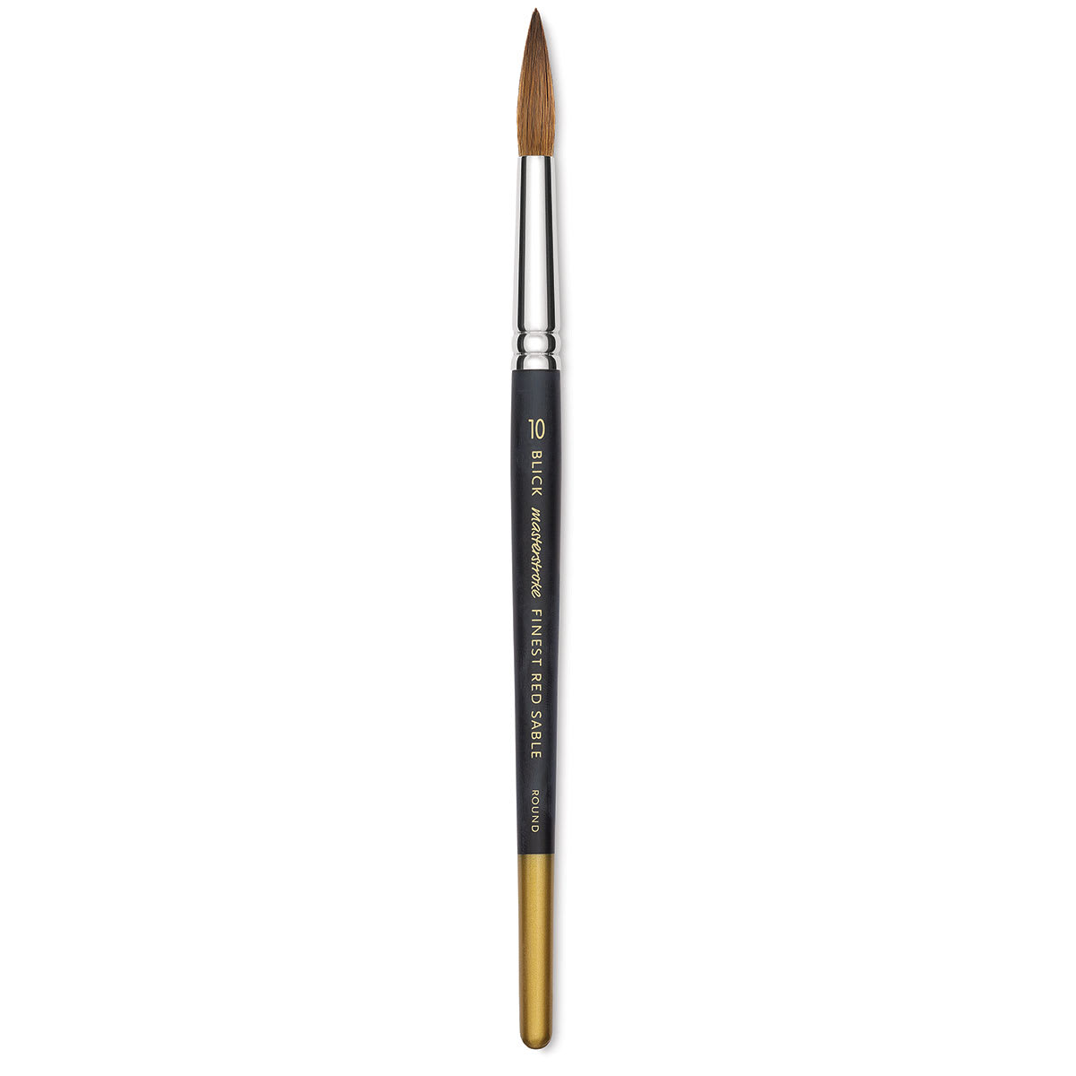 Blick Masterstroke Finest Red Sable Brush - Round, Size 10, Short Handle