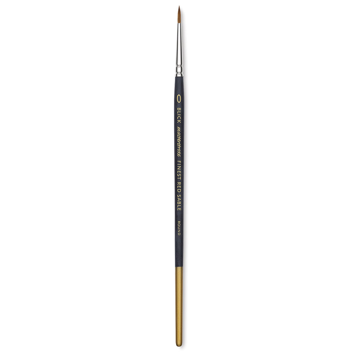 Blick Masterstroke Finest Red Sable Brush - Round, Size 0, Short Handle