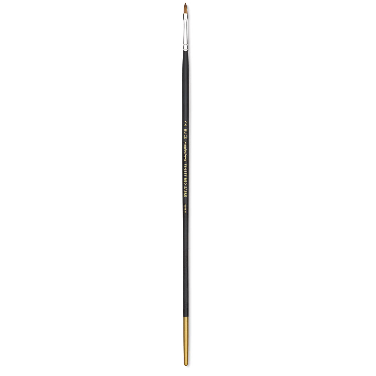 Blick Masterstroke Finest Red Sable Brush - Filbert, Size 2, Long Handle