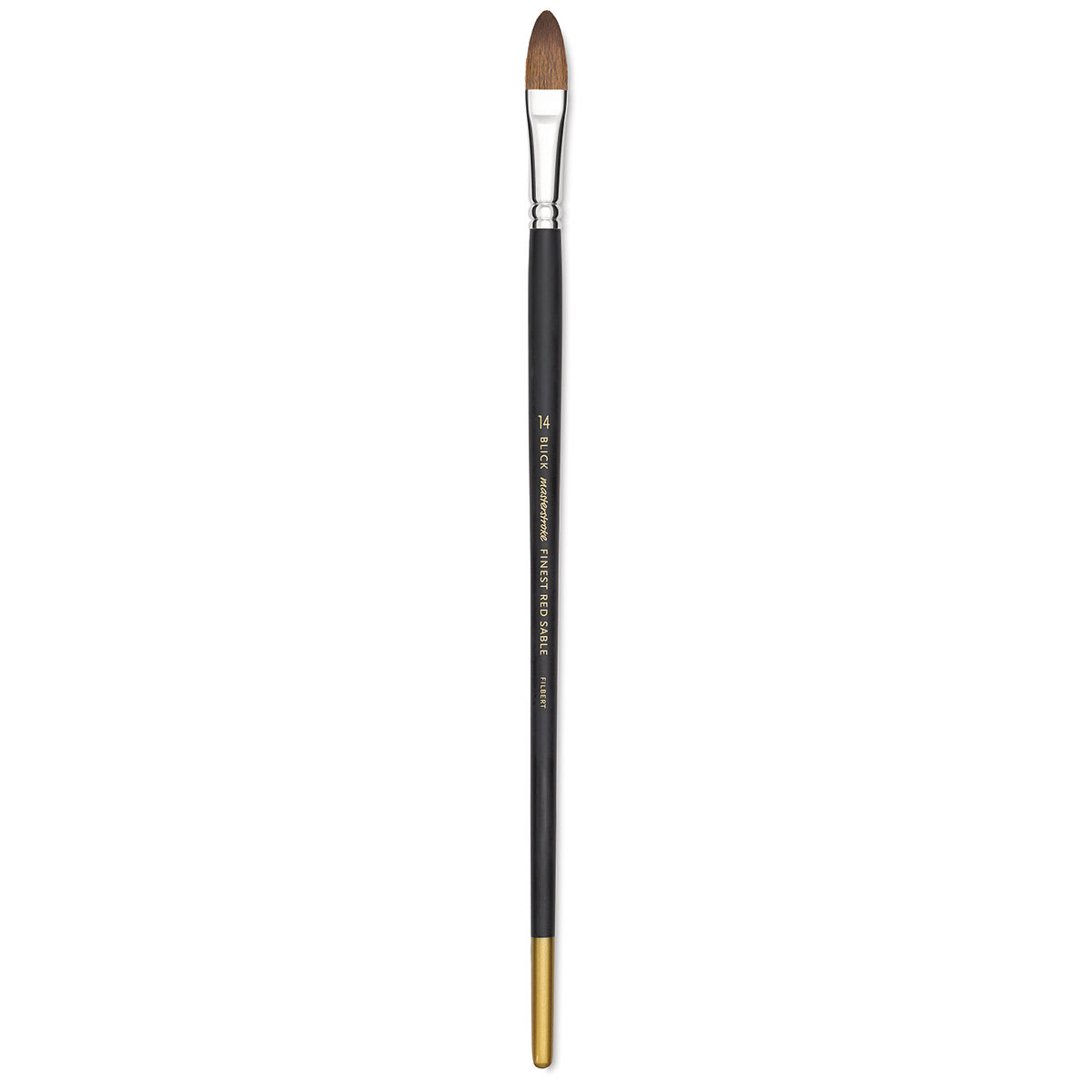 Blick Masterstroke Finest Red Sable Brush - Filbert, Size 14, Long Handle