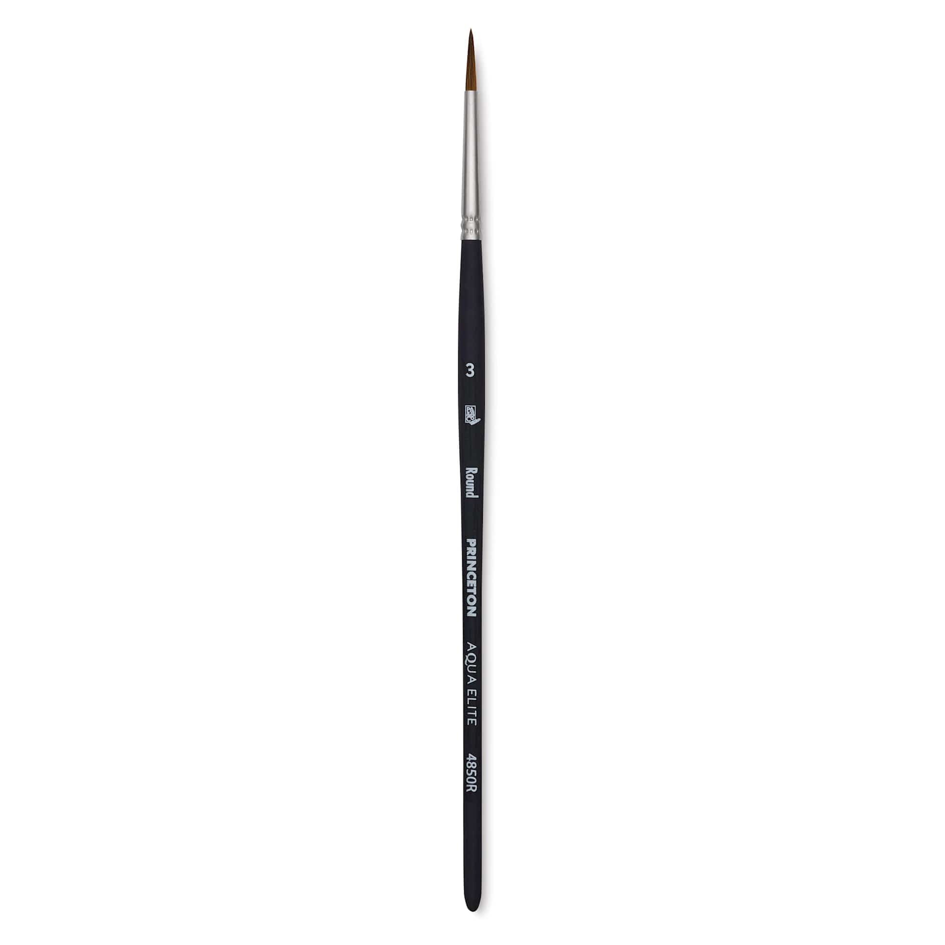 Princeton Aqua Elite Series 4850 Synthetic Brush - Round, Size 3, Short Handle