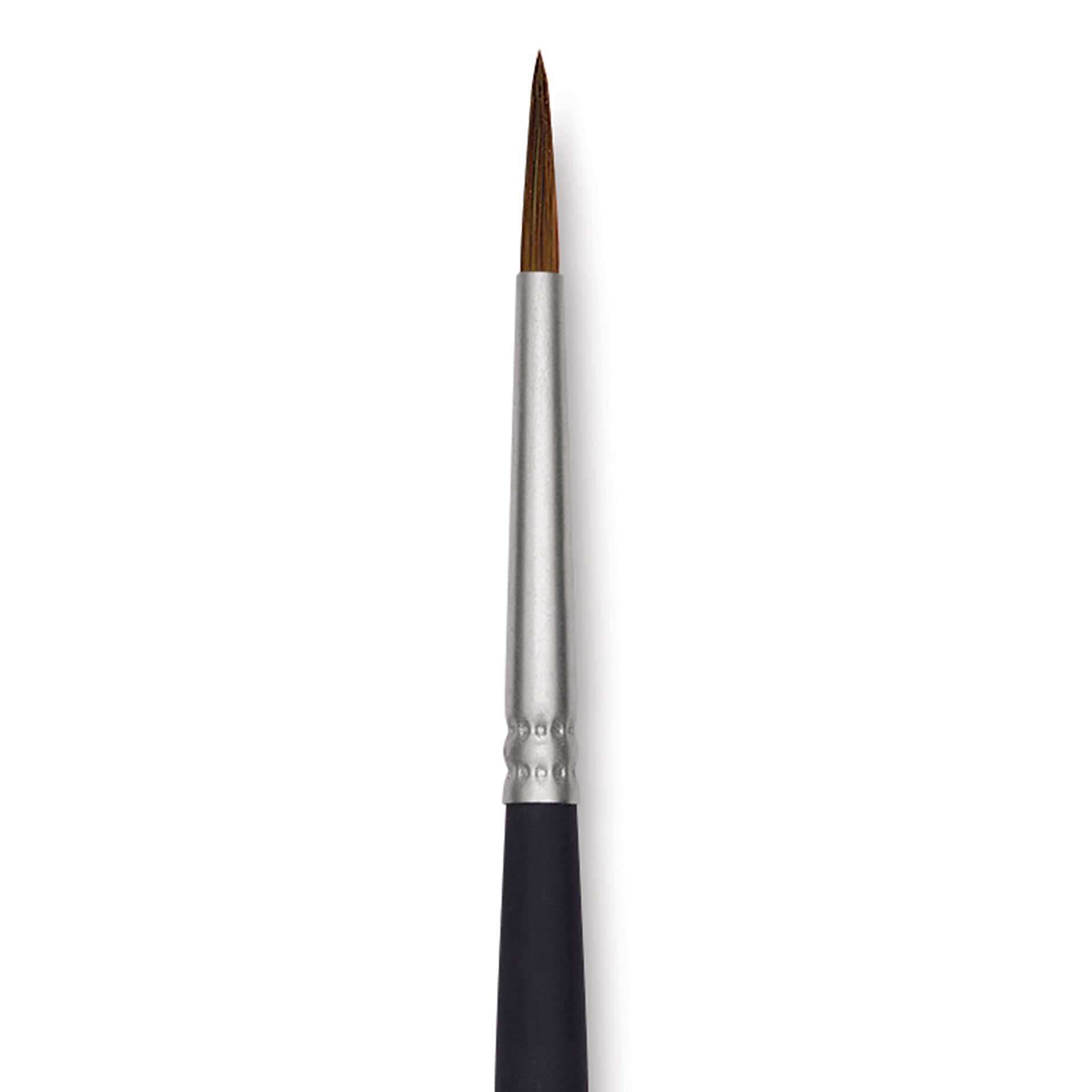 Princeton Aqua Elite Series 4850 Synthetic Brush - Round, Size 3, Short Handle, close up