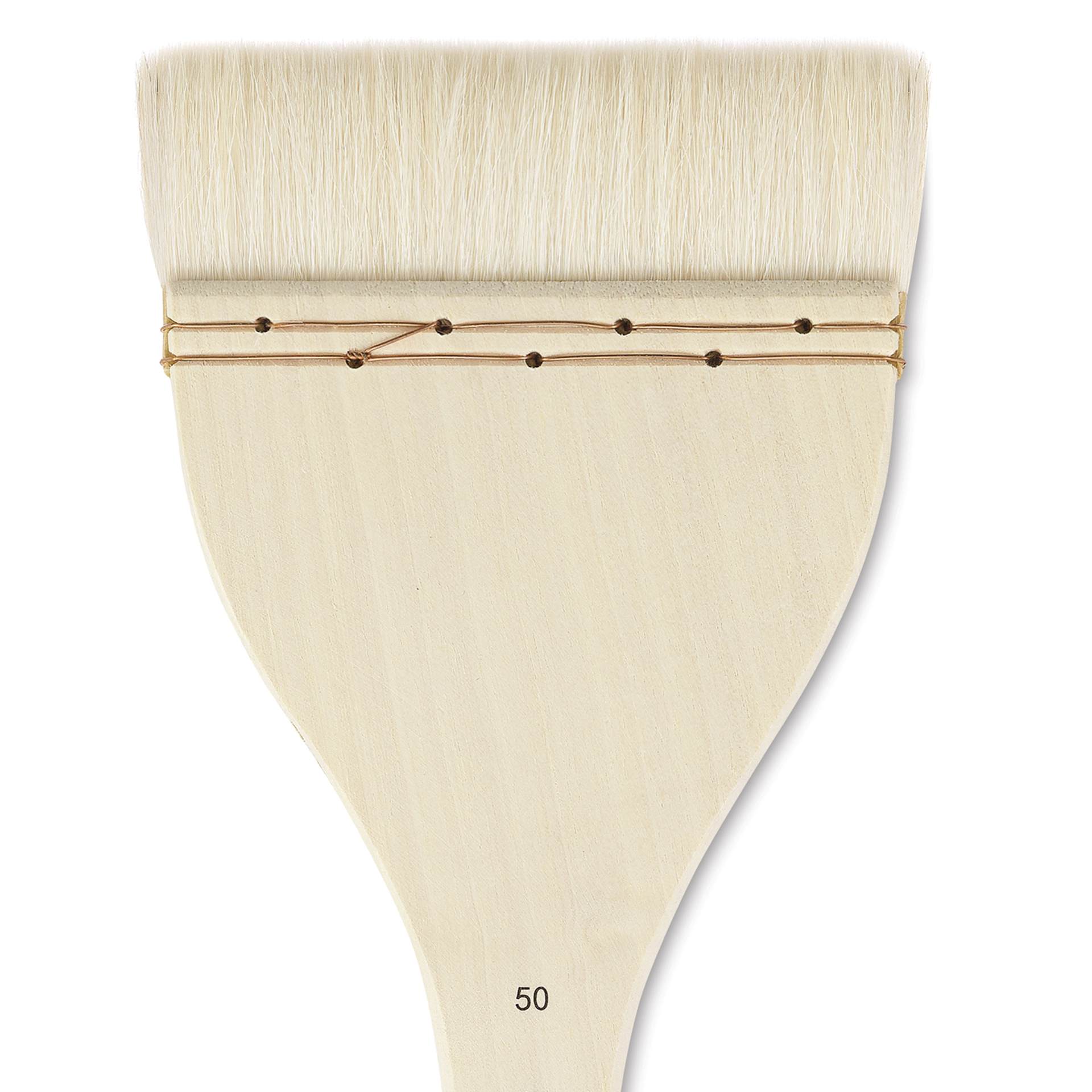 Silver Brush Atelier Flat Hake Brush - Size 50, Long Handle