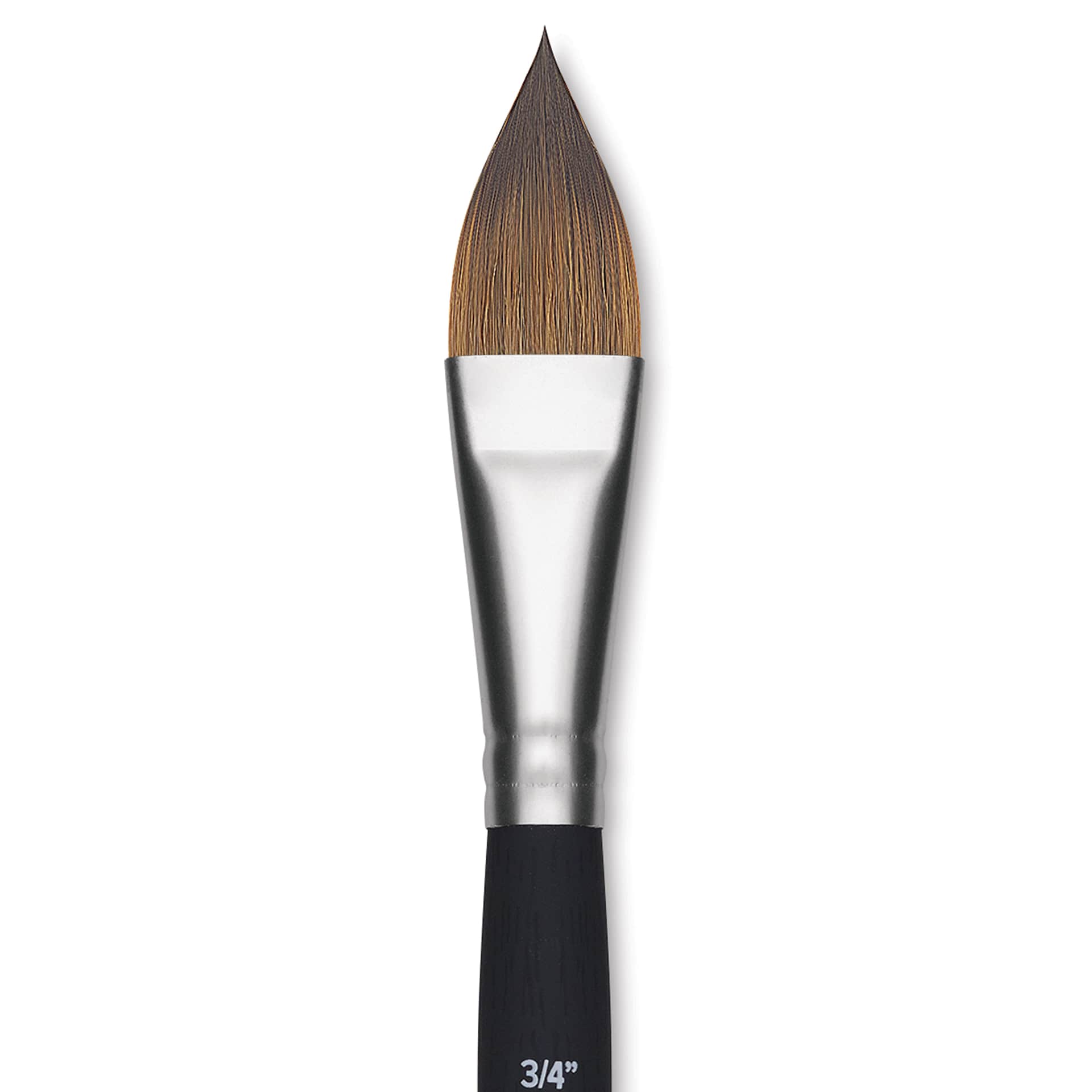 Princeton Aqua Elite Series 4850 Synthetic Brush - Oval Wash, 3/4", Short Handle, close up