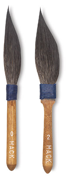 Mack Sword Striping Brush - 2 Striping Brushes shown vertically