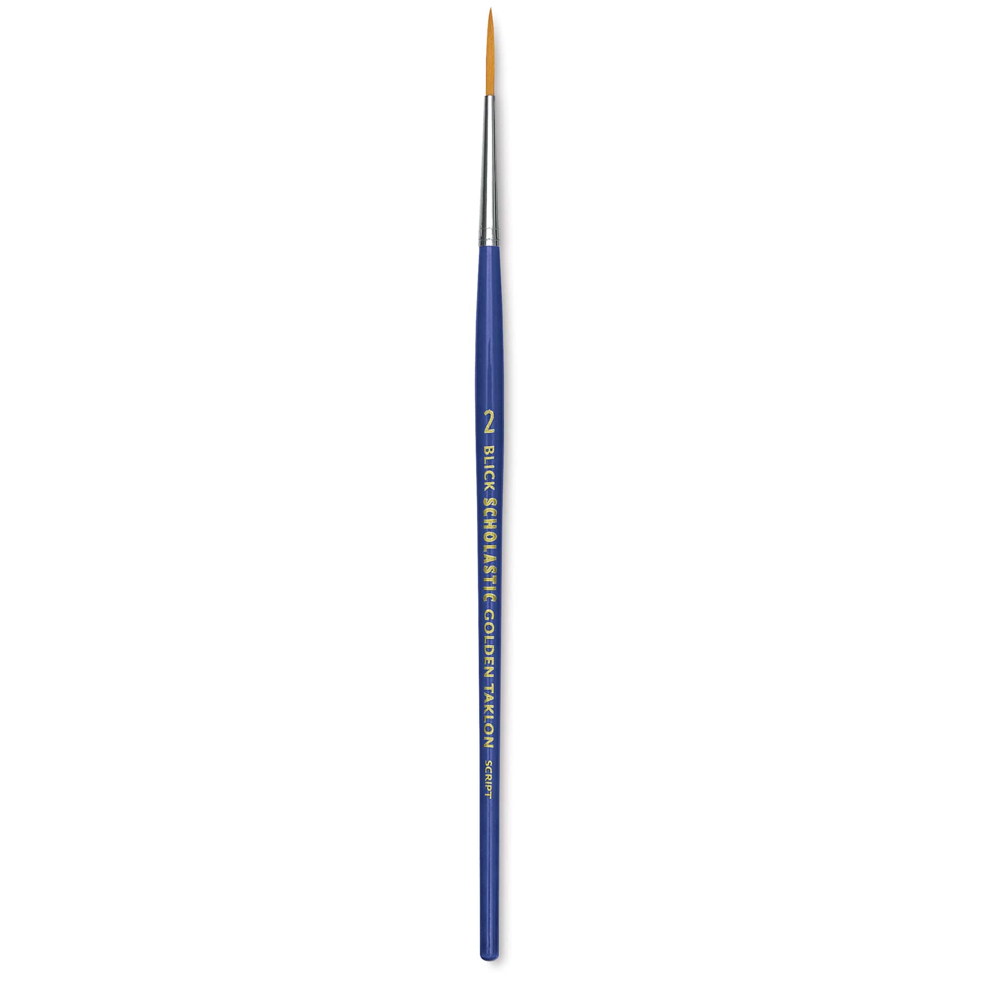 Blick Scholastic Golden Taklon Brush - Script, Size 2