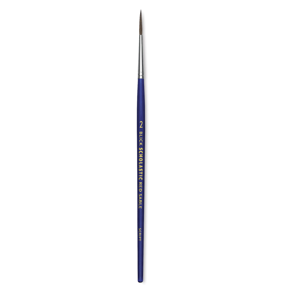 Blick Scholastic Red Sable Brush - Script, Size 2