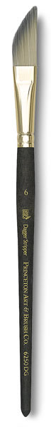 Princeton Umbria Series Synthetic Brushes - Dagger Striper brush shown upright Princeton Umbria Series Synthetic Brushes - Dagger Striper brush shown upright