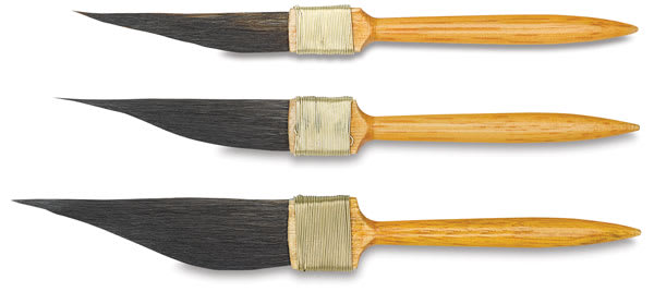 Luco Kazan Squirrel Stripers - 3 Widths of Stripers shown horizontally
