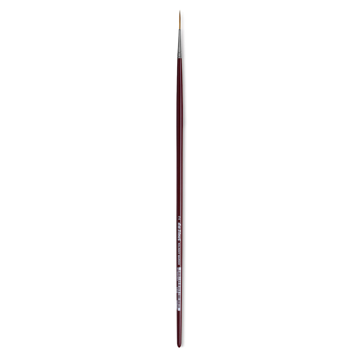 Da Vinci Kolinsky Red Sable Brush - Medium Pointed Liner, Long Handle, Size 2