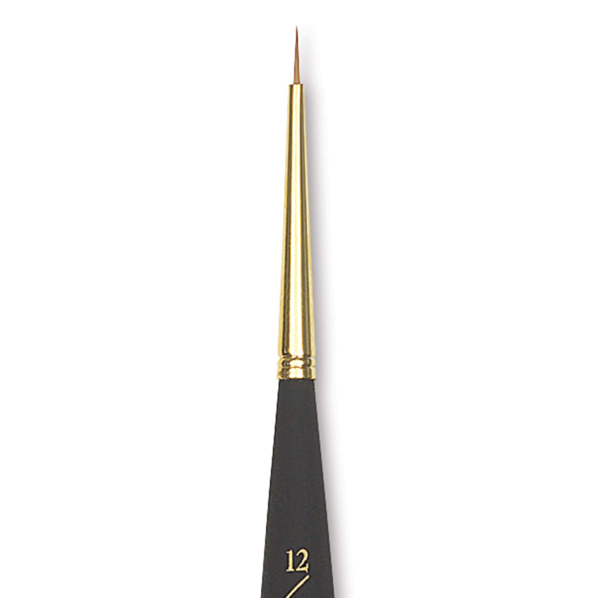 Princeton Mini Brush - Round, Mini Handle, 2/0, close-up
