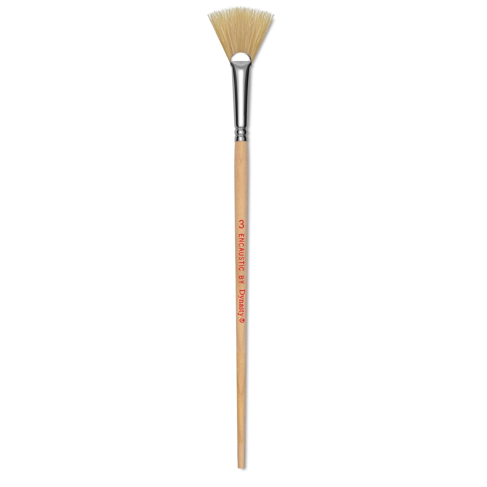 Dynasty Encaustic Brush - Fan, Size 3