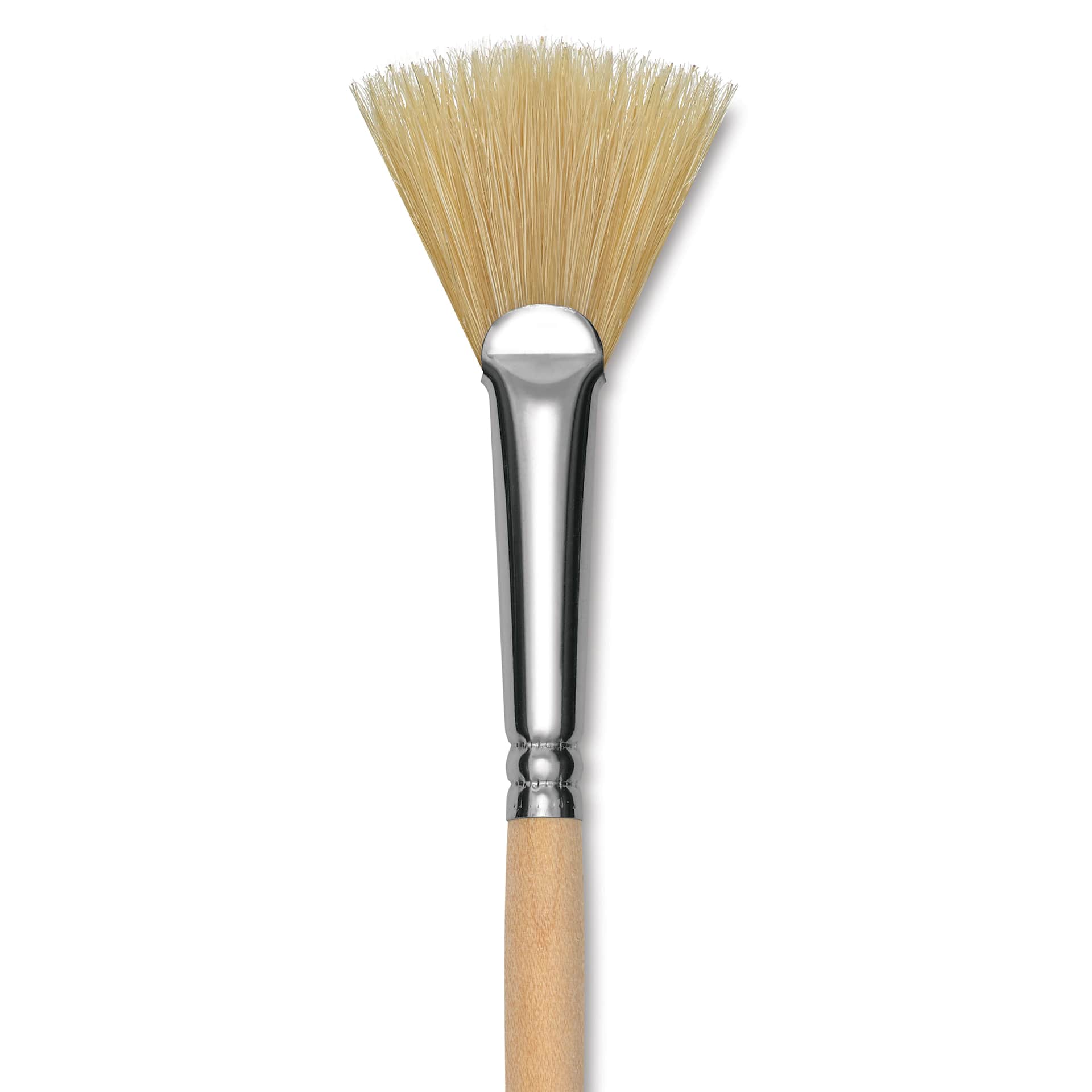 Dynasty Encaustic Brush - Fan, Size 3, close-up