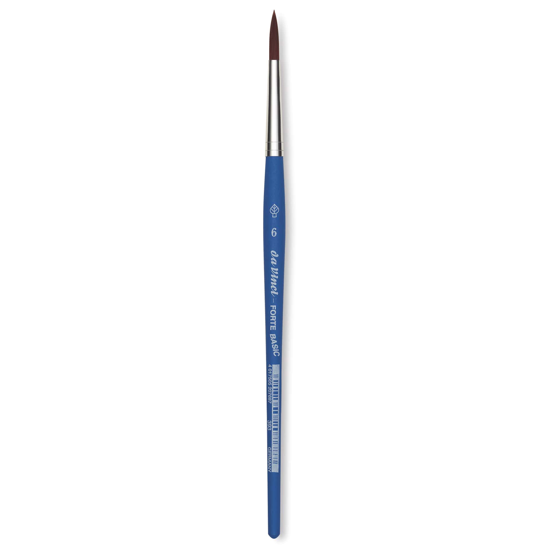 Da Vinci Forte Basic Synthetic Brush - Round, Short Handle, Size 6