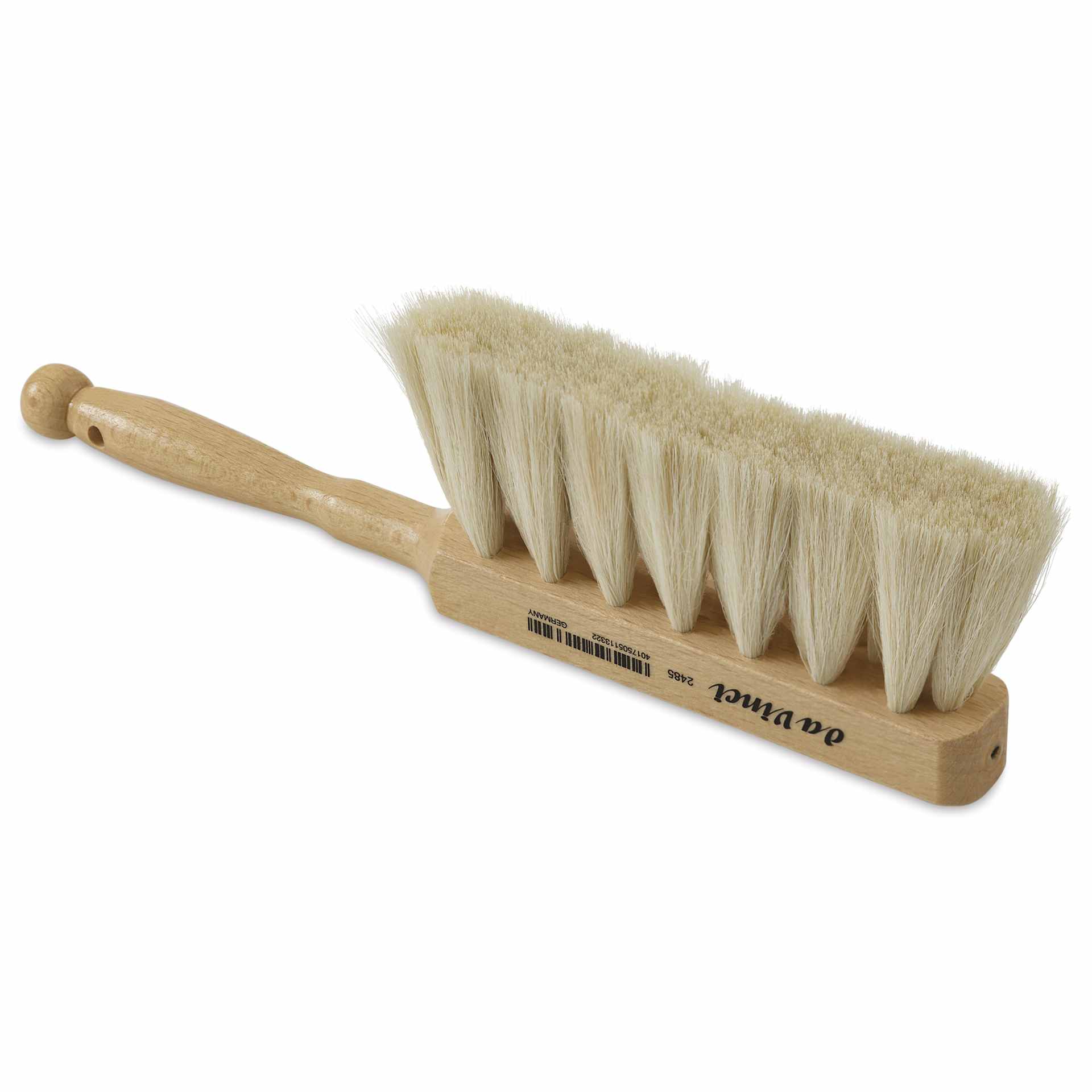 Da Vinci Goat Hair Dusting Brush - Long Handle, 13 mm x 60 mm, brush facing up Da Vinci Goat Hair Dusting Brush - Long Handle, 13 mm x 60 mm, brush facing up