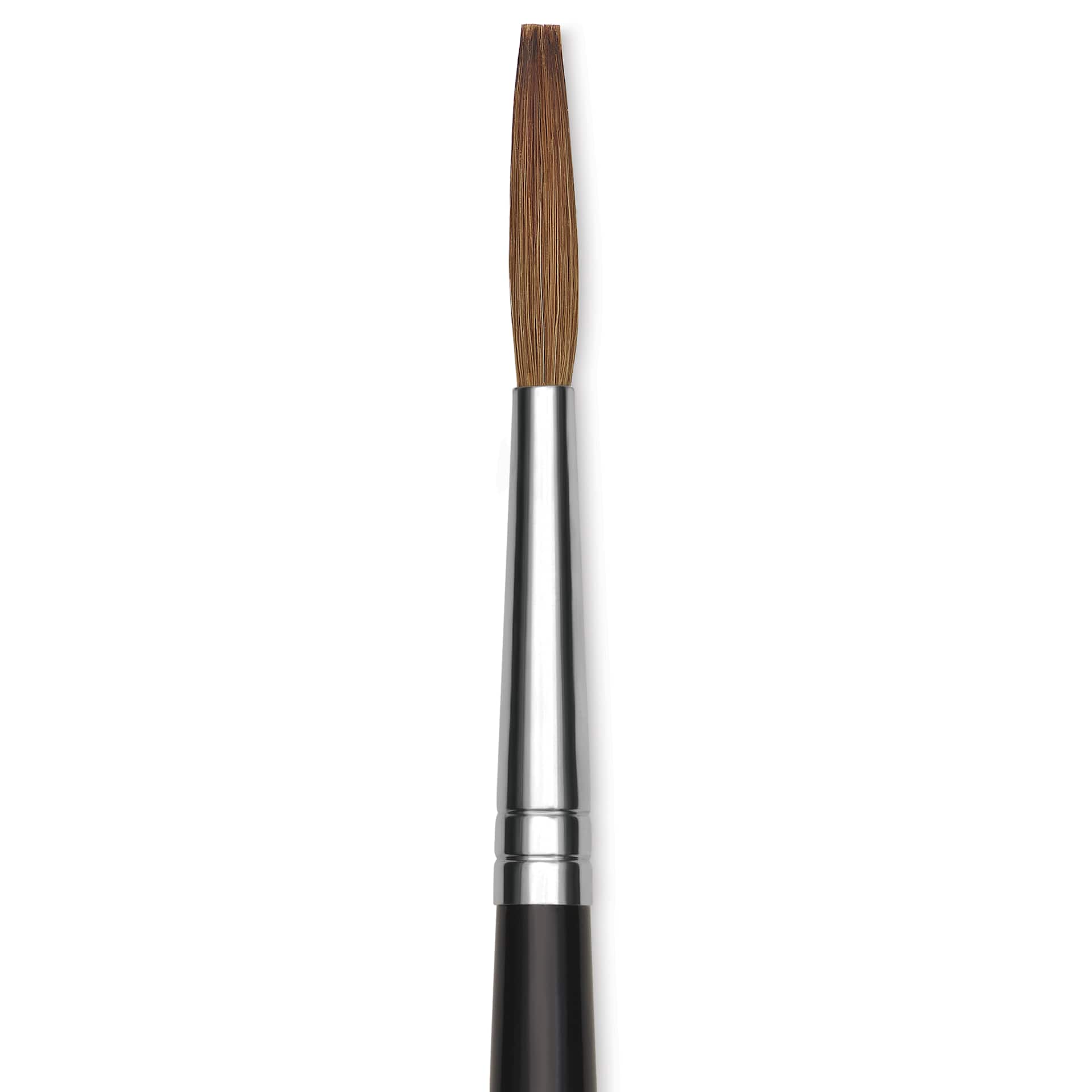 Da Vinci Kolinsky Red Sable Lettering Brushes - Short Handle, Size 12, close-up