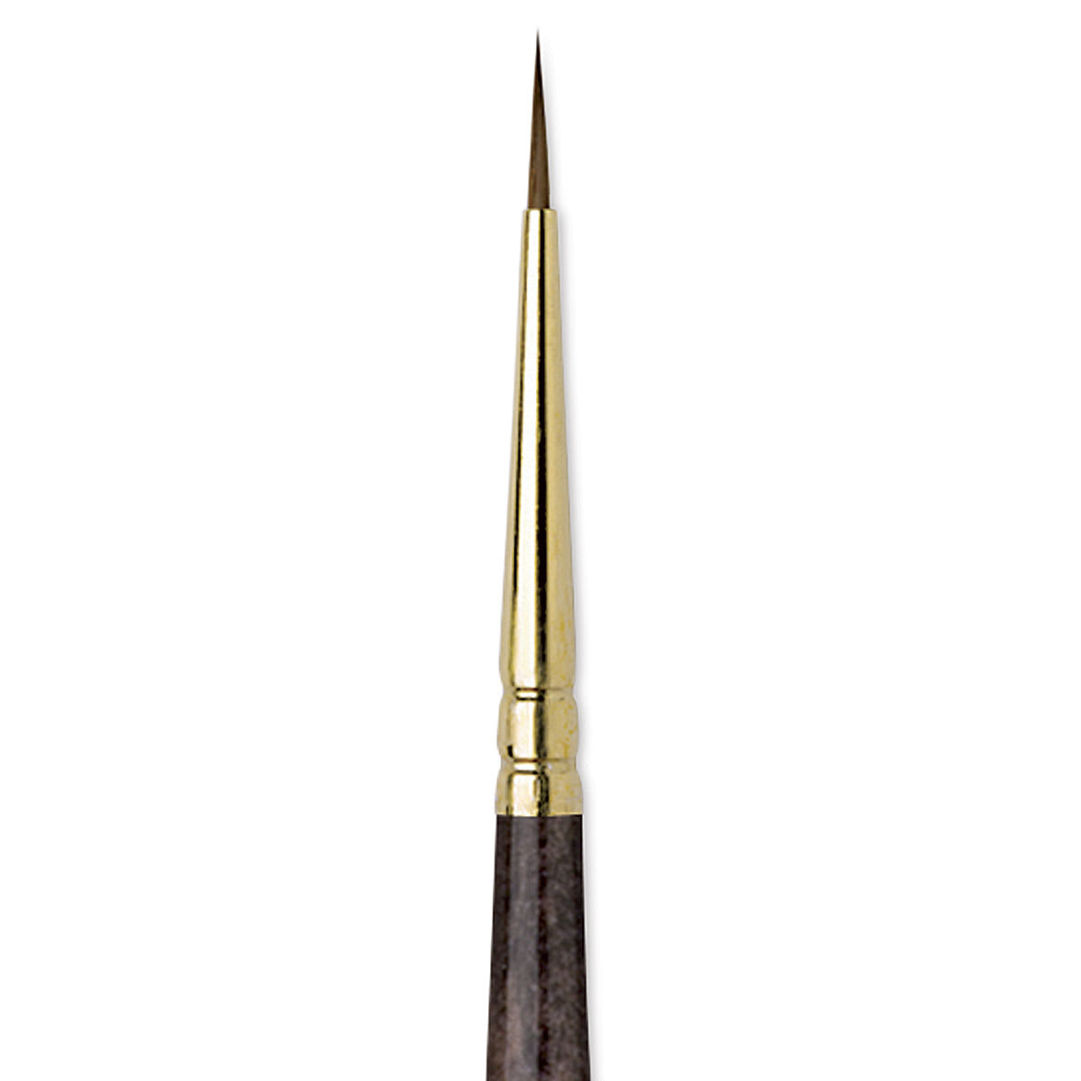 Da Vinci Harbin Kolinsky Brush - Sharp Round, Short Handle, 2/0 close up
