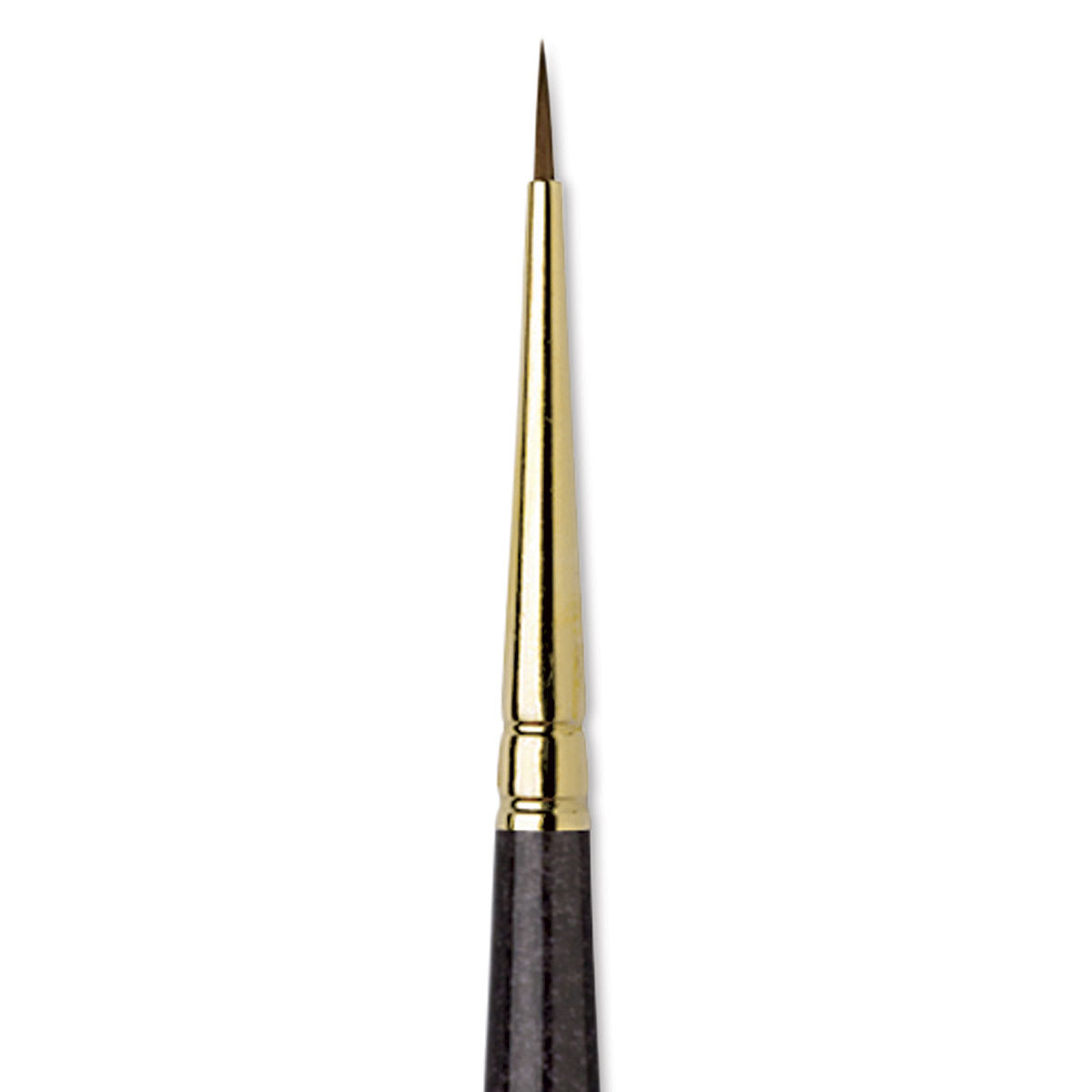 Da Vinci Harbin Kolinsky Brush - Sharp Round, Short Handle, 3/0 close up