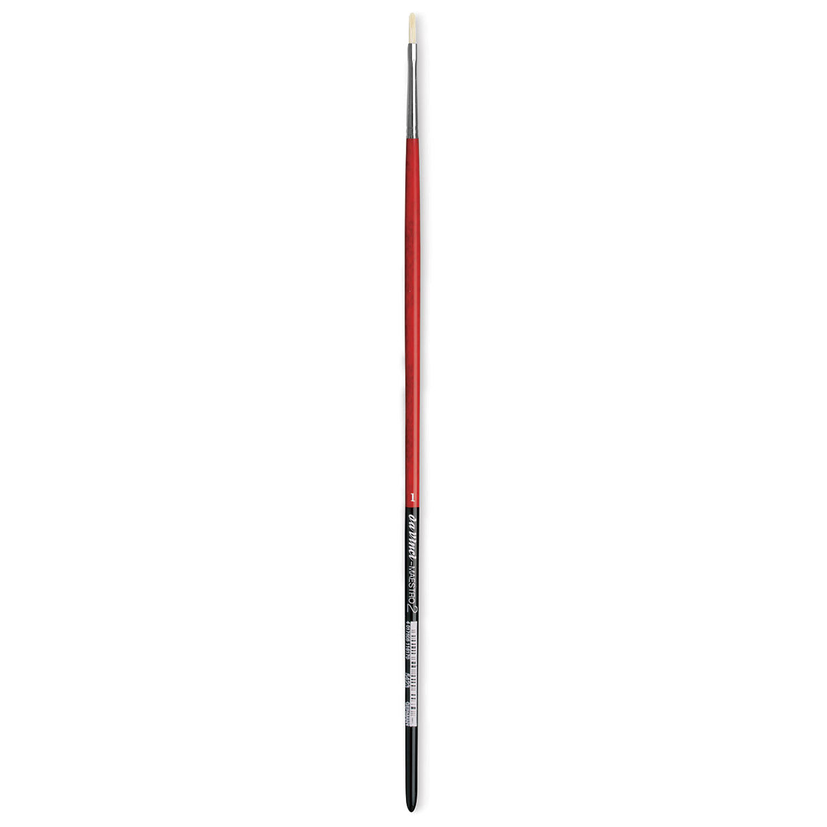 Da Vinci Maestro 2 Hog Bristle Brush - Short Filbert, Long Handle, Size 1