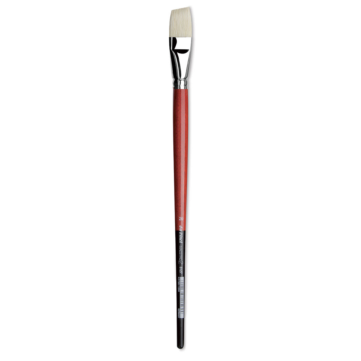 Da Vinci Maestro 2 Hog Bristle Brush - Slant, Long Handle, Size 20