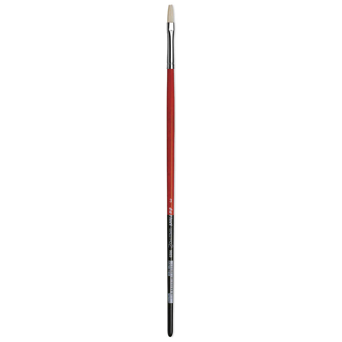 Da Vinci Maestro 2 Hog Bristle Brush - Flat, Long Handle, Size 3