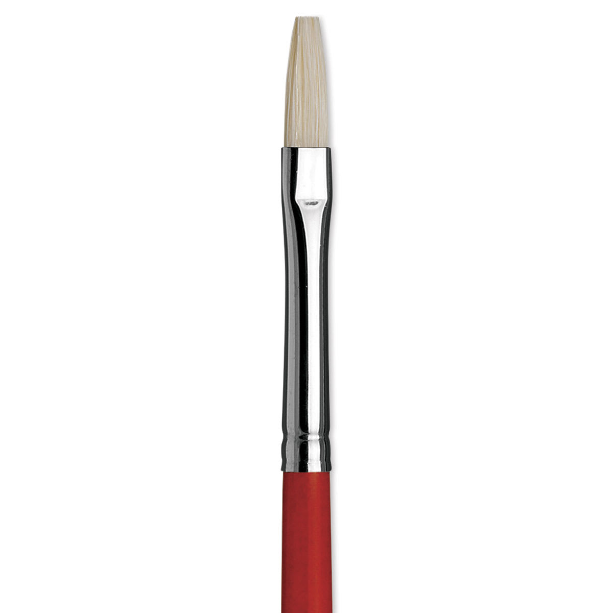 Da Vinci Maestro 2 Hog Bristle Brush - Flat, Long Handle, Size 3 close up