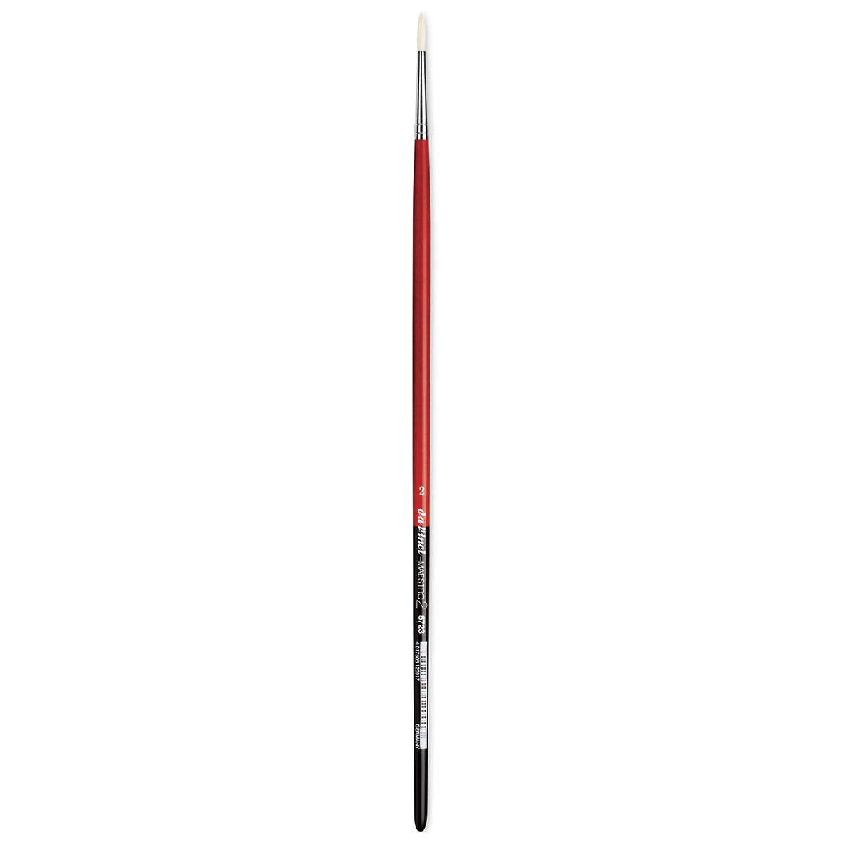 Da Vinci Maestro 2 Hog Bristle Brush - Round, Long Handle, Size 2