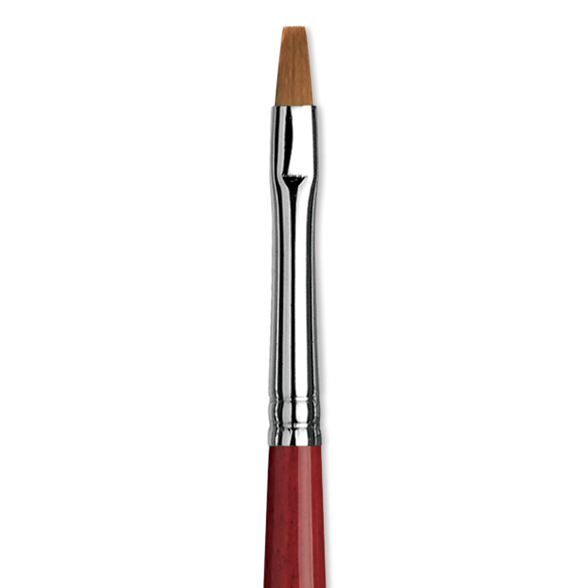 Da Vinci Cosmotop Spin Brush - Flat, Short Handle, Size 2 close up