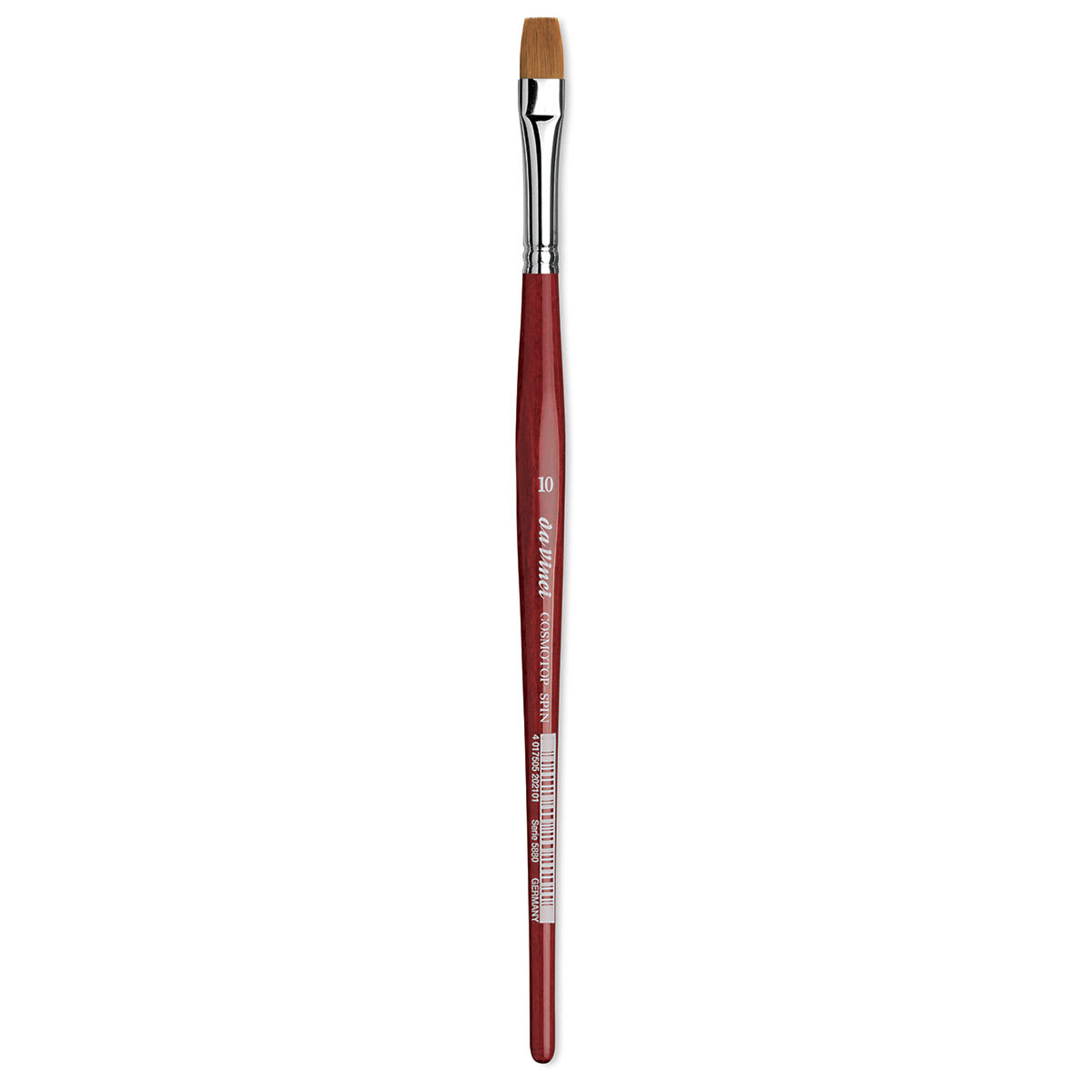 Da Vinci Cosmotop Spin Brush - Flat, Short Handle, Size 10